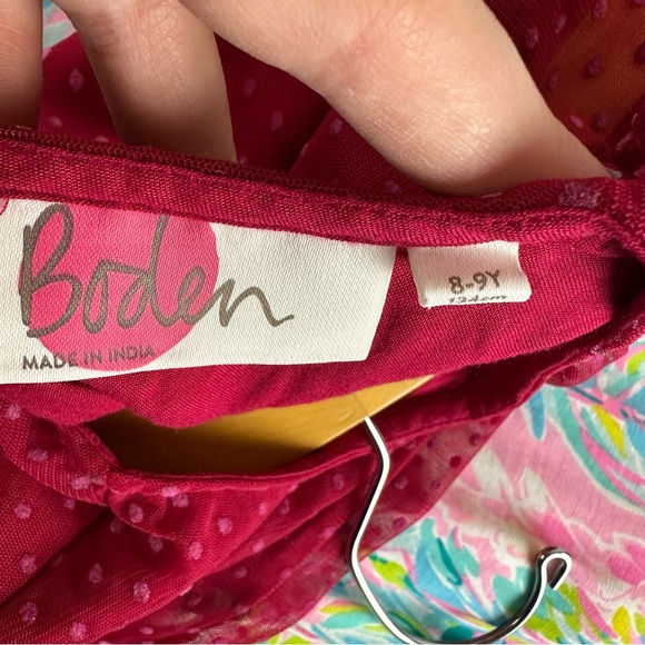 Mini Boden tulle polka dot dress sz 8-9 - Picture 5 of 5